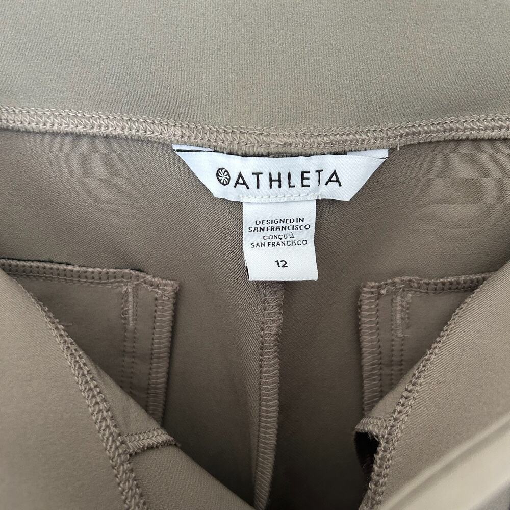 Athleta Women’s Endless High Rise Pant - Aspen Olive Size 12 NWT - Picture 3 of 4